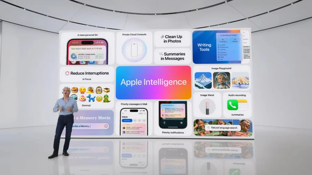 Présentation d'Apple Intelligence